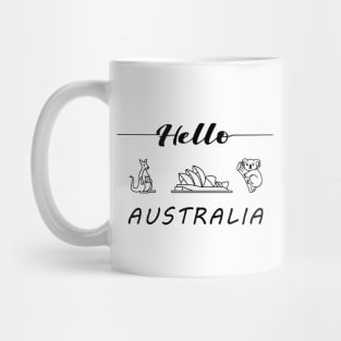 Hello Australia Mug